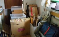 大量の不用品